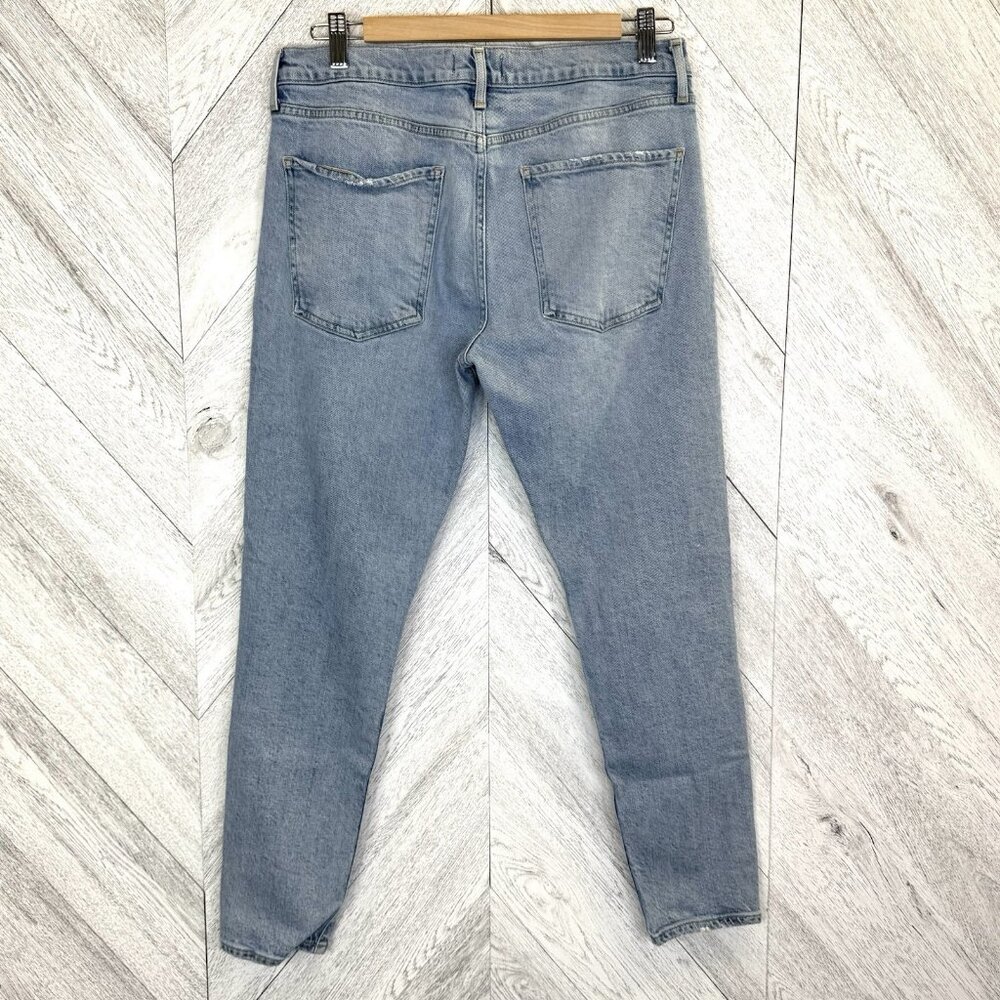 Agolde Jeans Sophie Womens Size 30 Mid Rise Ankle Blue Denim Distressed Skinny - Picture 5 of 7